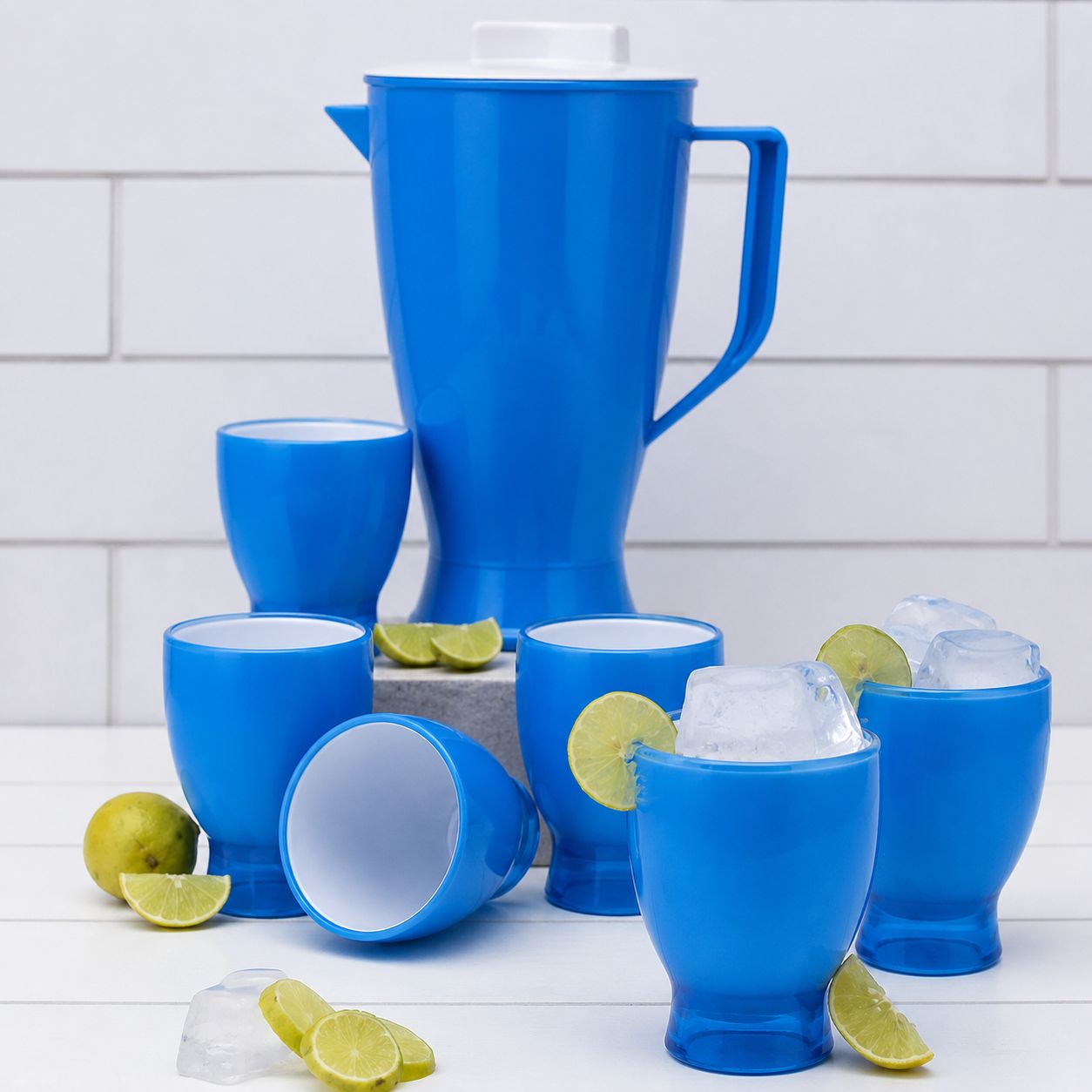 Cam Cam Water Set – 7 Pieces (Double Colour Design) - Image 2