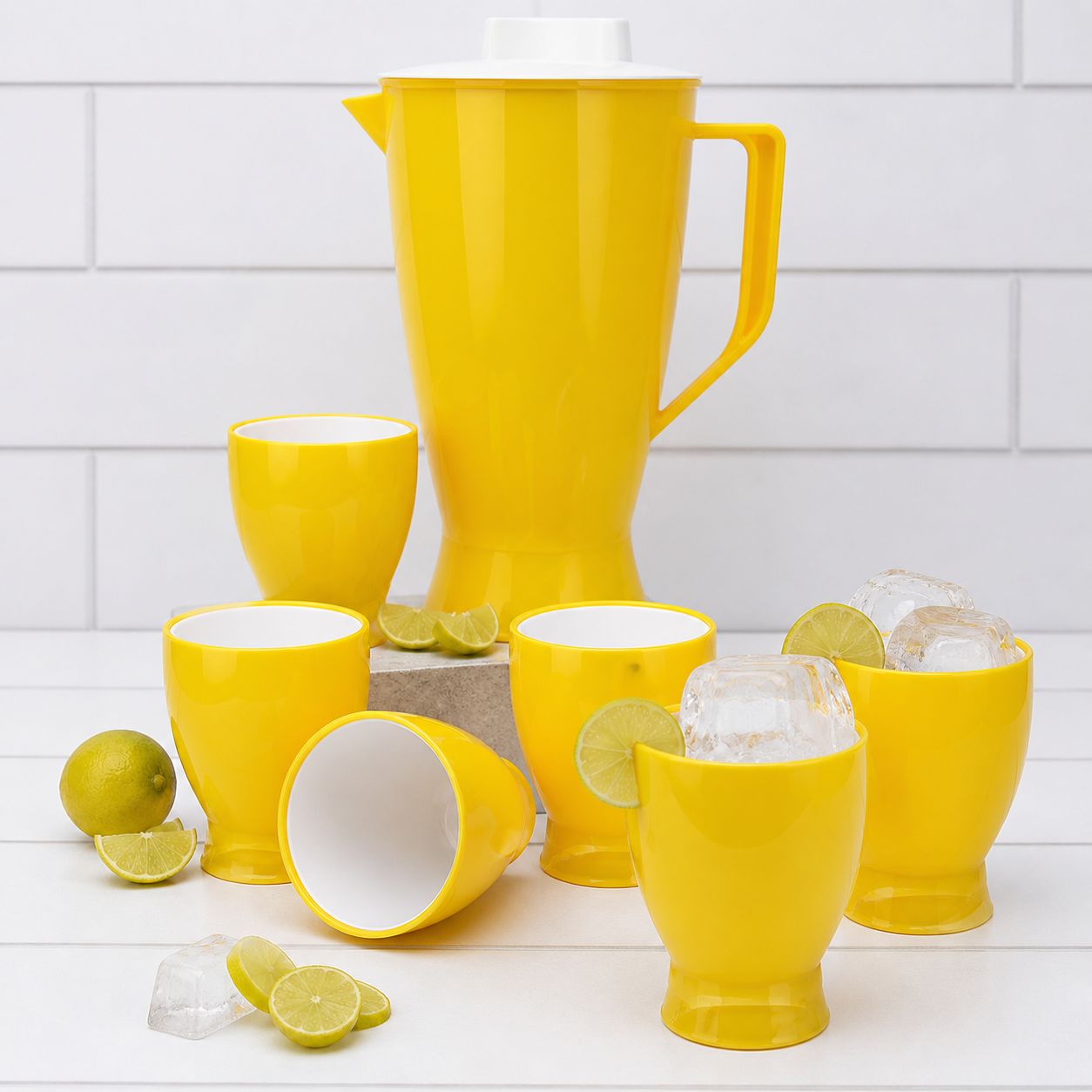 Cam Cam Water Set – 7 Pieces (Double Colour Design) - Image 3