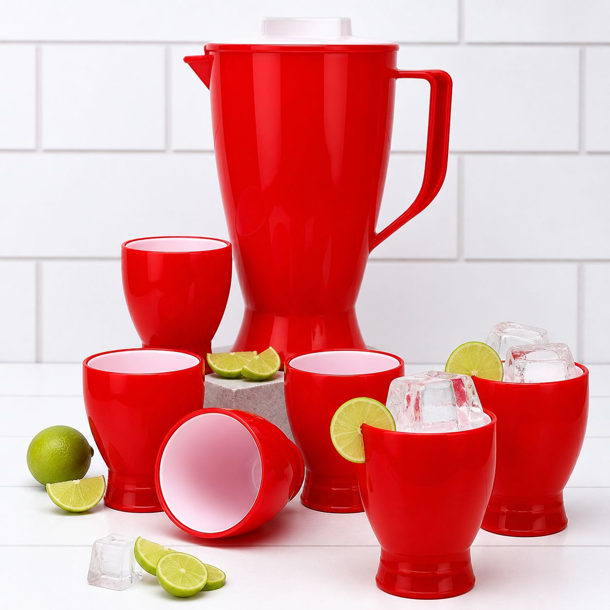 Cam Cam Water Set – 7 Pieces (Double Colour Design) - Image 4