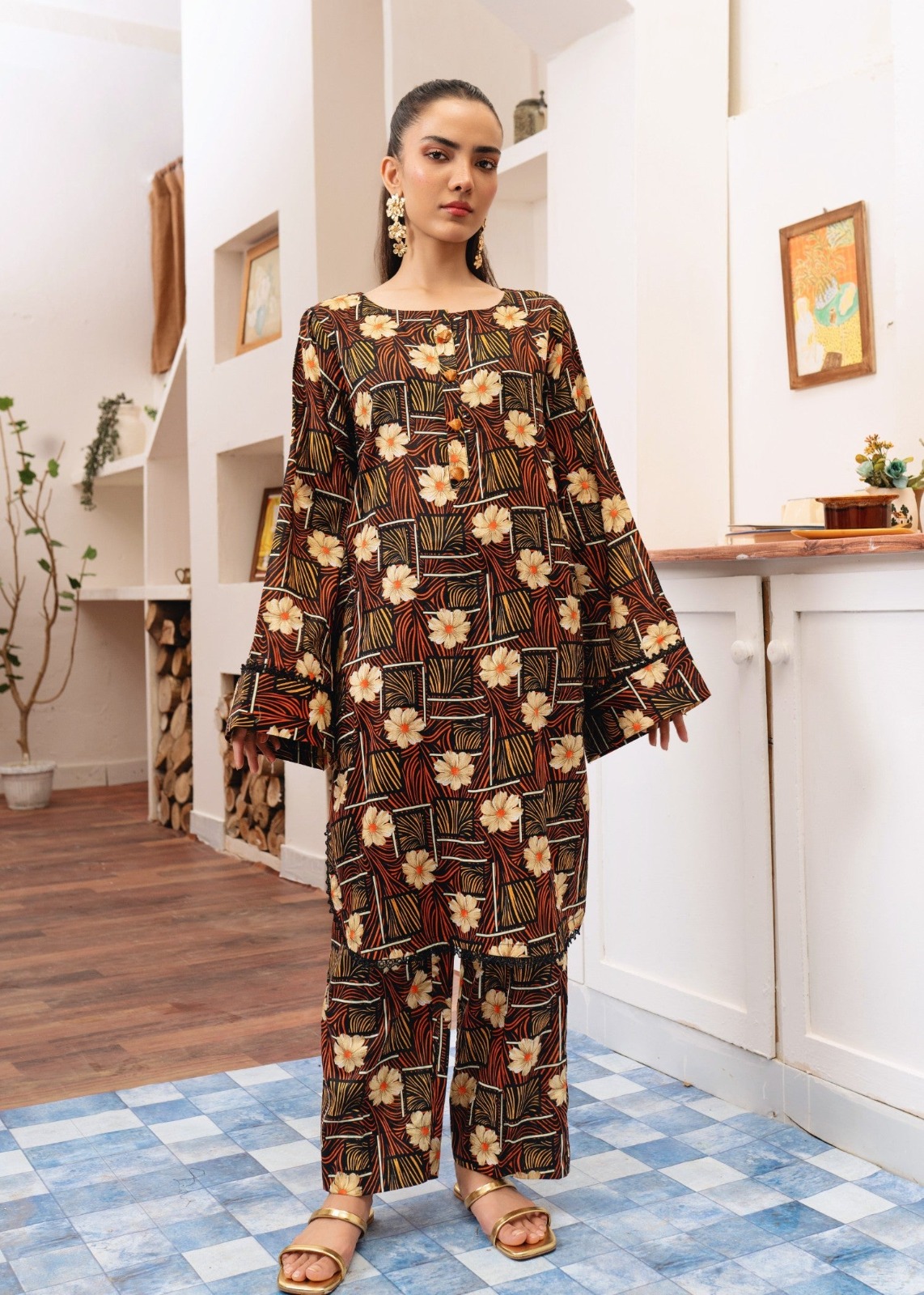 Zoonish Prints π― Outlet Stock Cotton 2 Pcs Unstitched Collection 2026!
