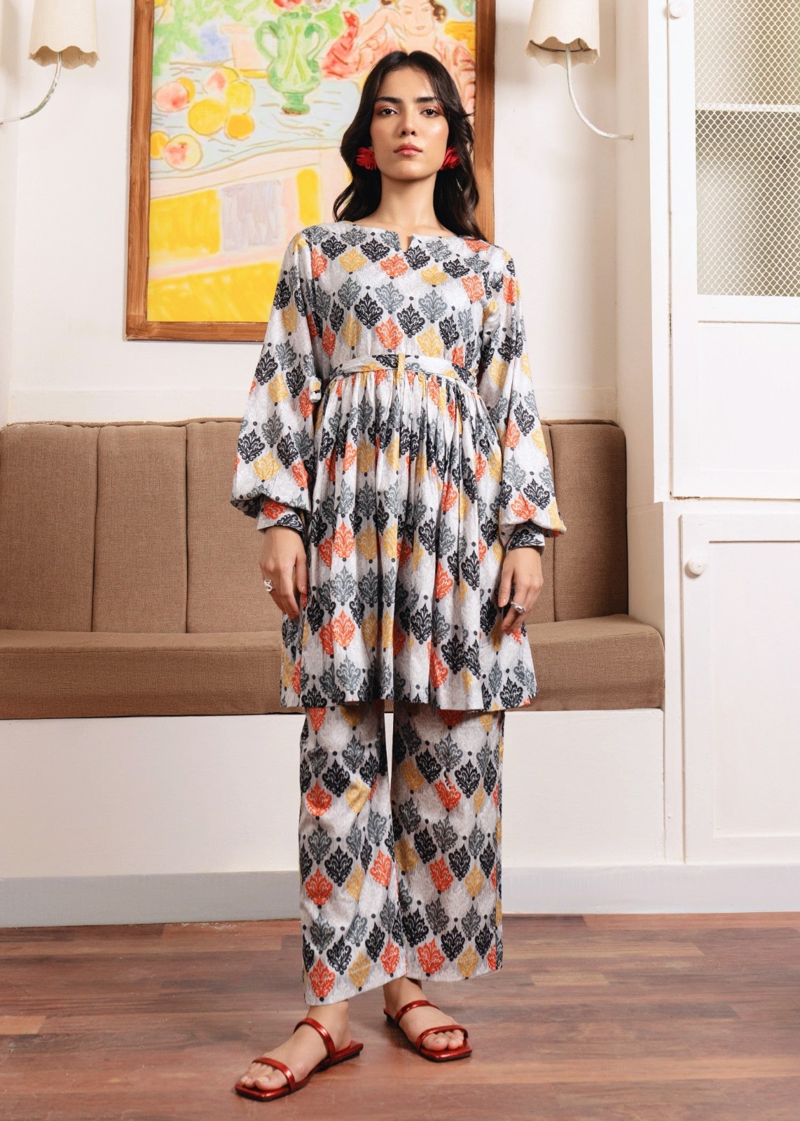 Zoonish Prints π― Outlet Stock Cotton 2 Pcs Unstitched Collection 2026! - Image 4