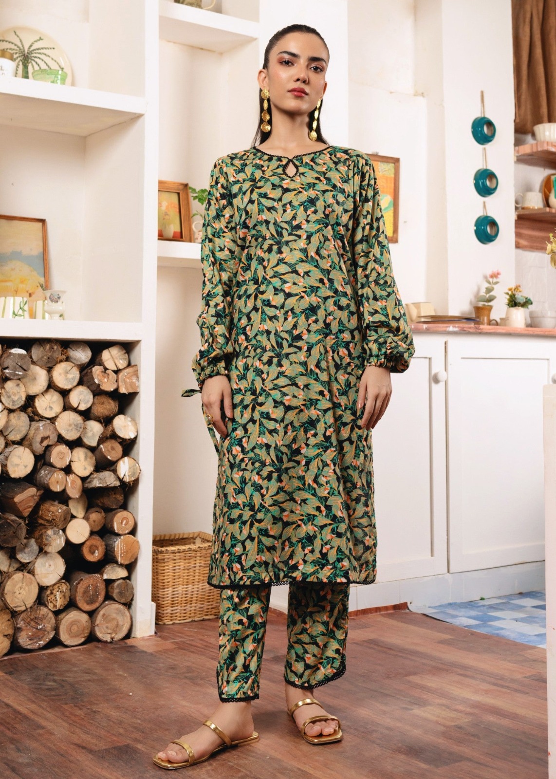 Zoonish Prints π― Outlet Stock Cotton 2 Pcs Unstitched Collection 2026! - Image 2