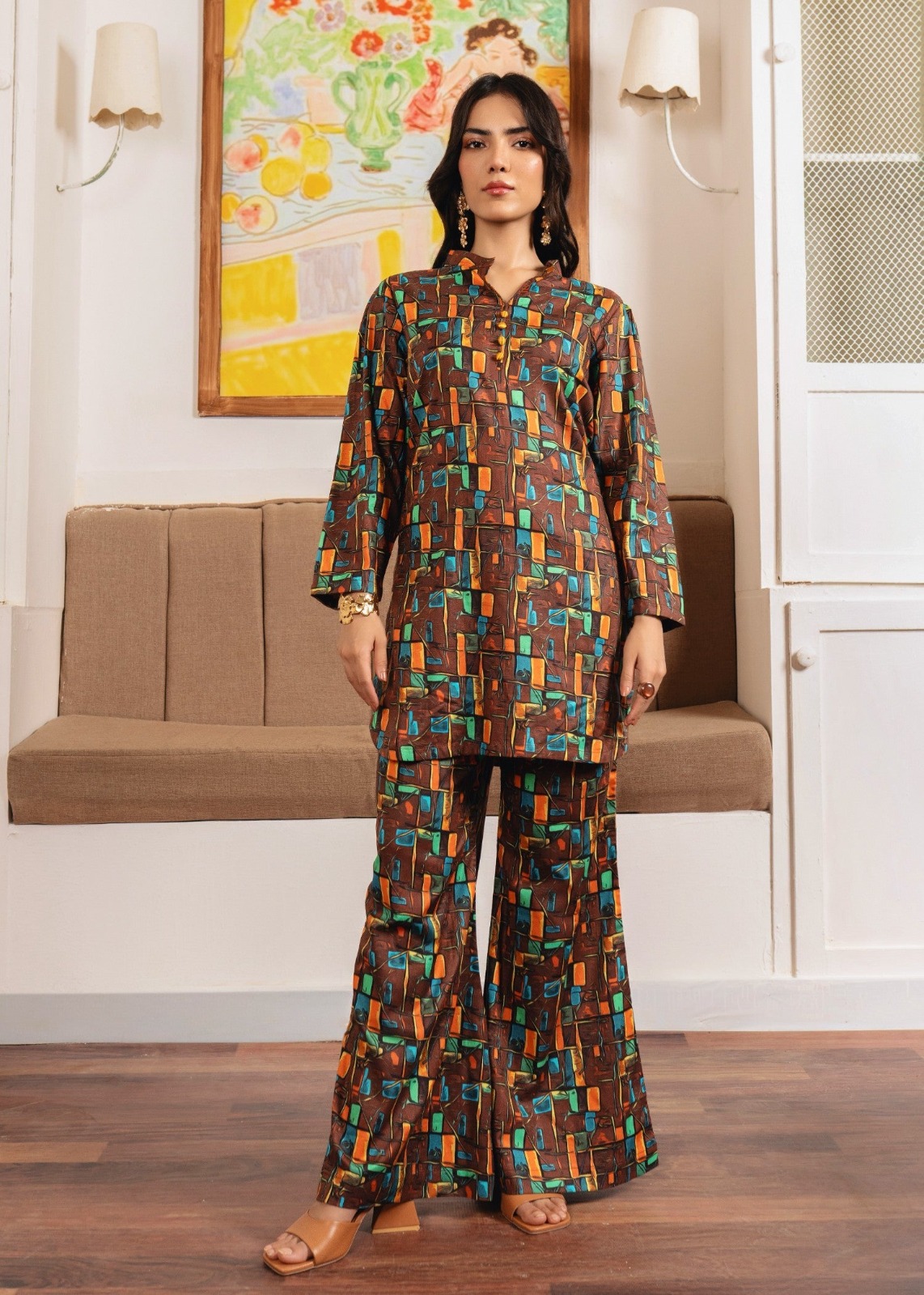 Zoonish Prints π― Outlet Stock Cotton 2 Pcs Unstitched Collection 2026! - Image 3
