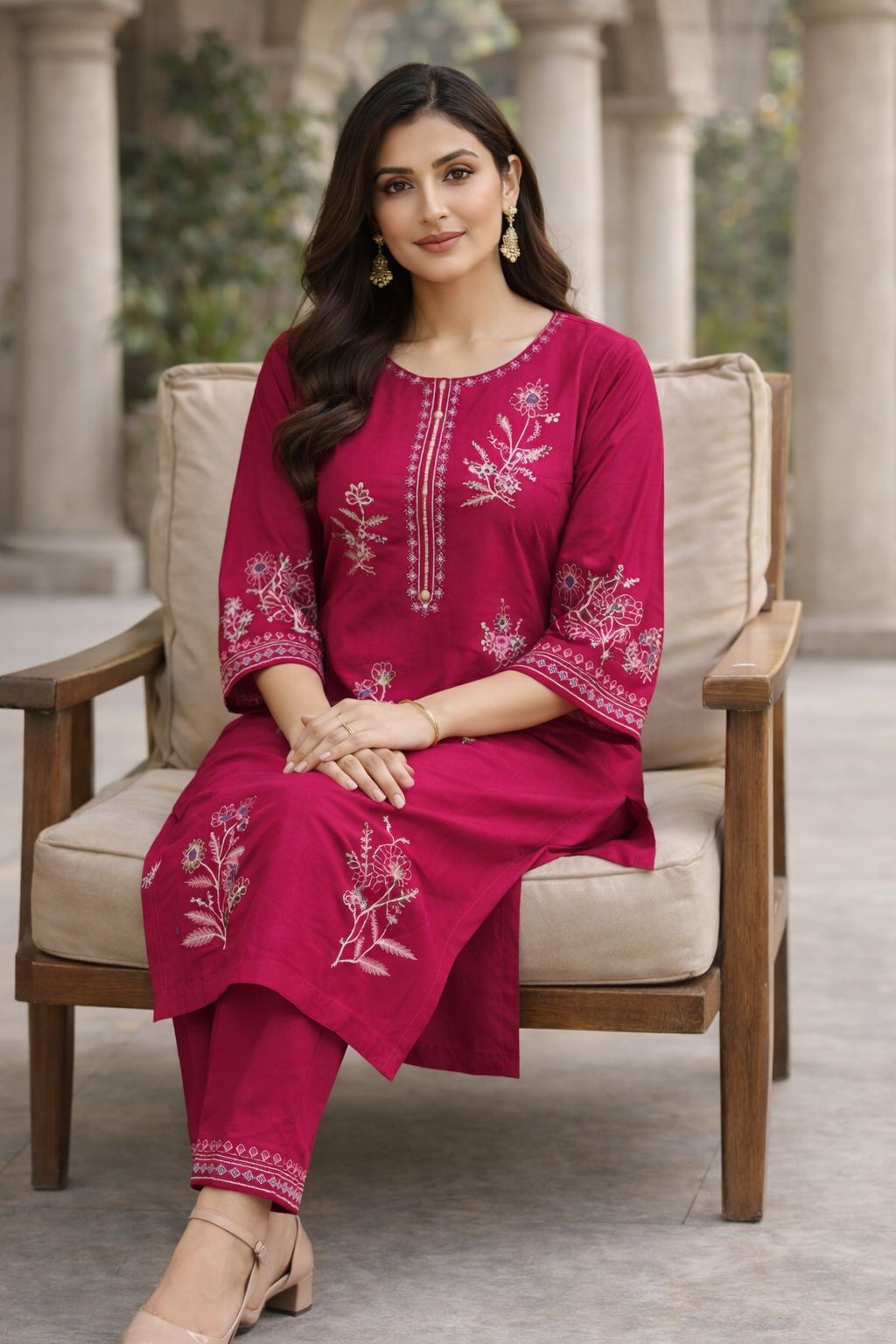 Ruby Bloom Embroidered Collection - Image 2