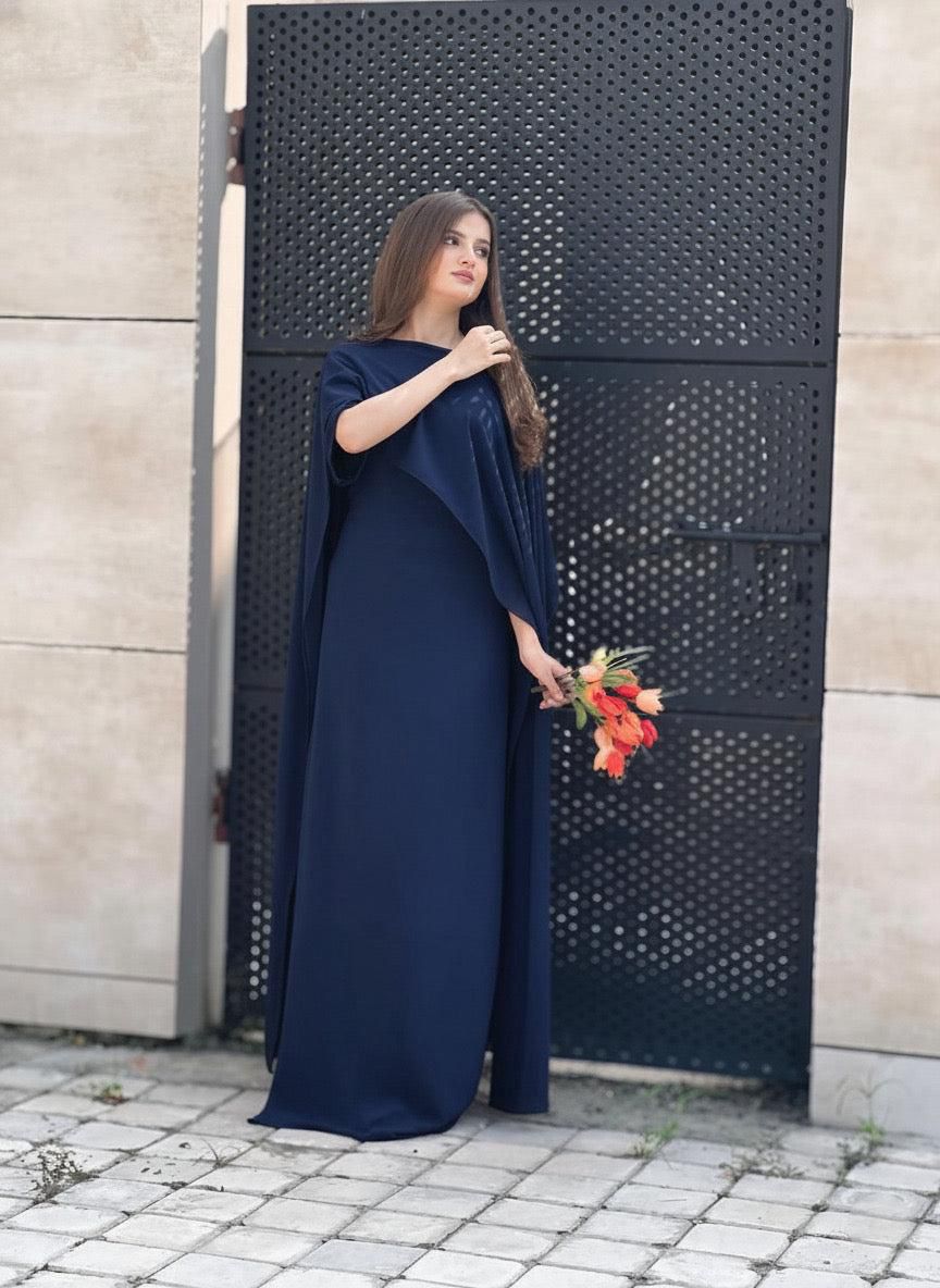 Midnight Elegance Cape Maxi - Image 9